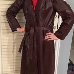 Vintage leather coat